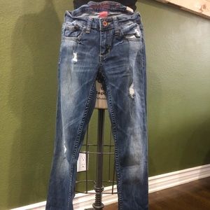 Arizona distressed skinny jeans size 0